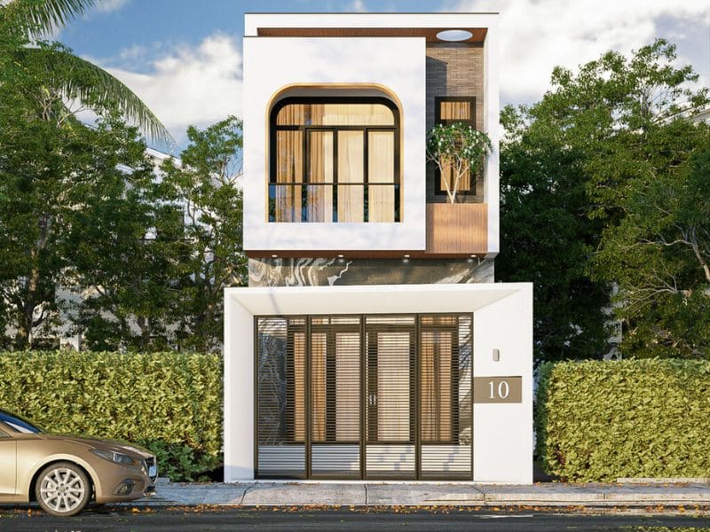 Mẫu thiết kế nhà phố 2 tầng Đà Nẵng